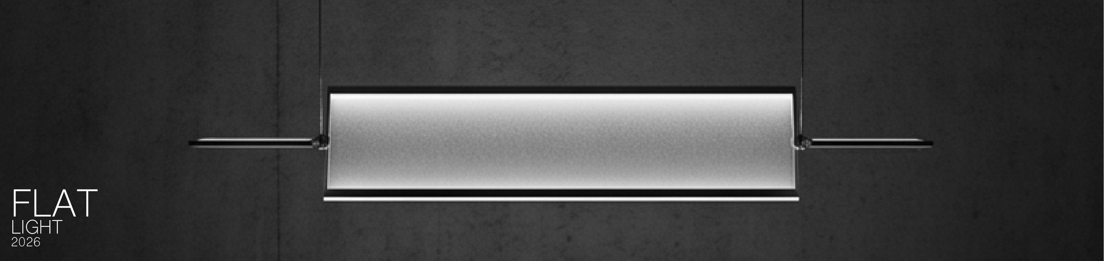 FLAT — linear pendant light, 2026