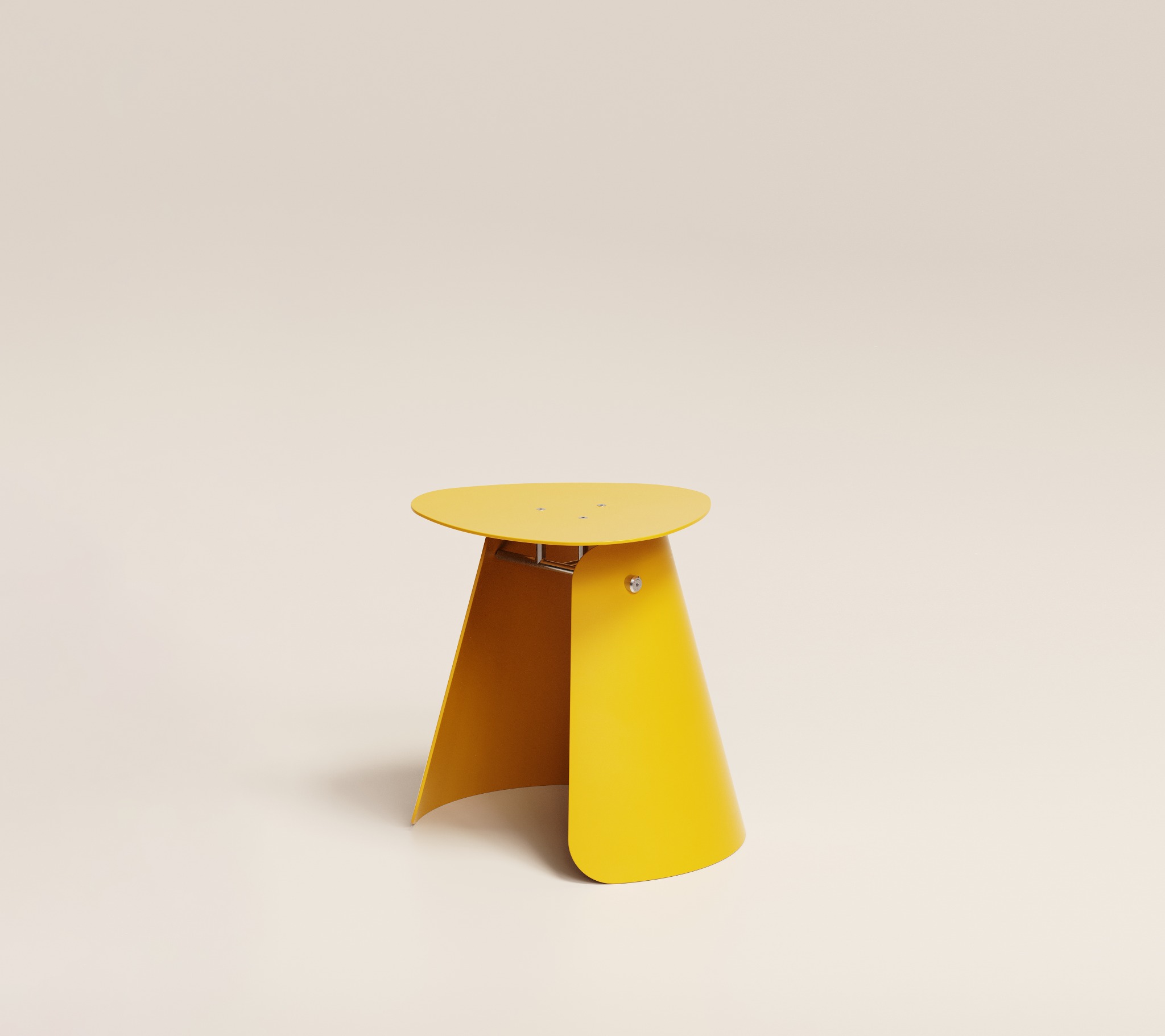 BOY folded sheet-metal stool