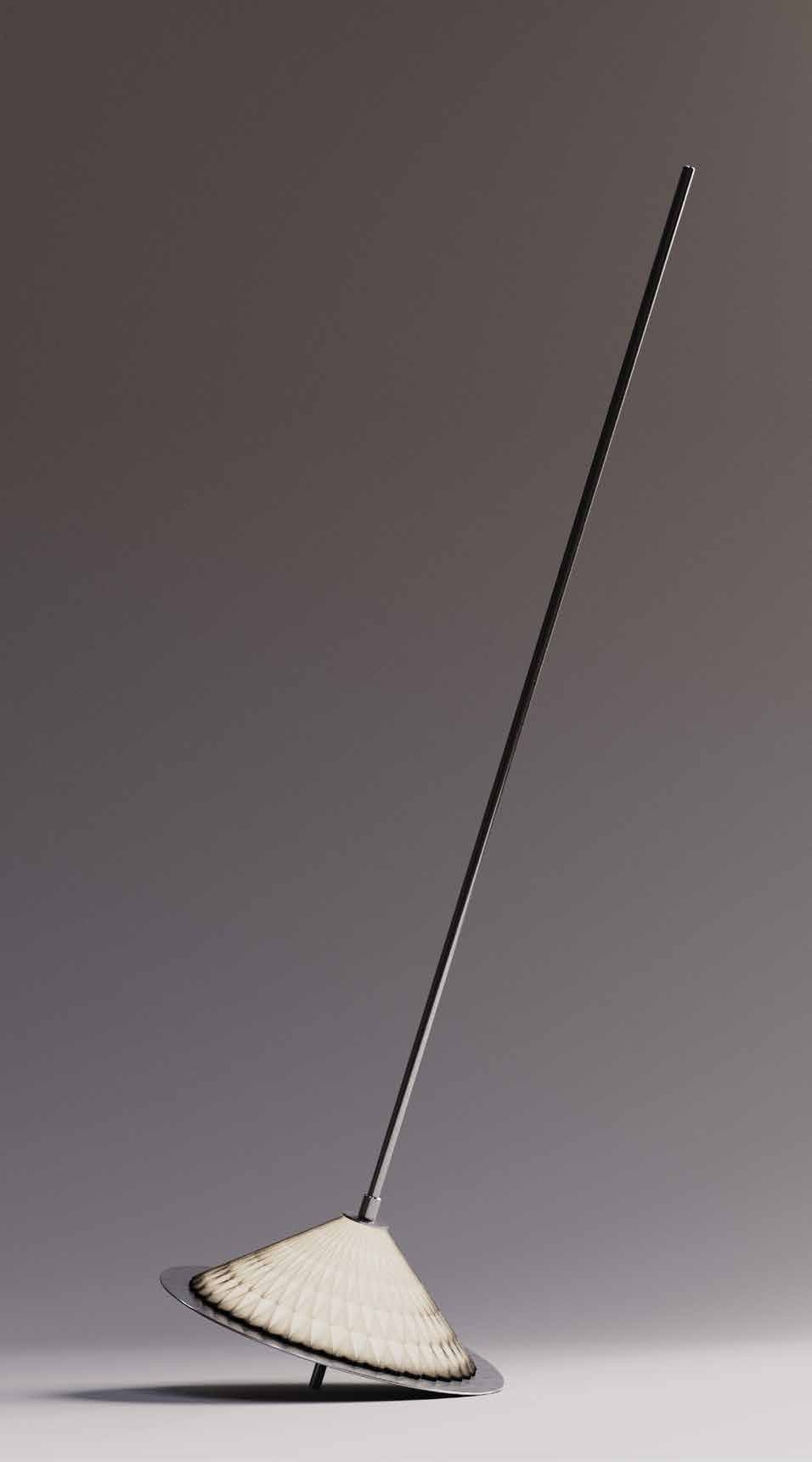 Damavand sculptural floor light by GĒV Studio